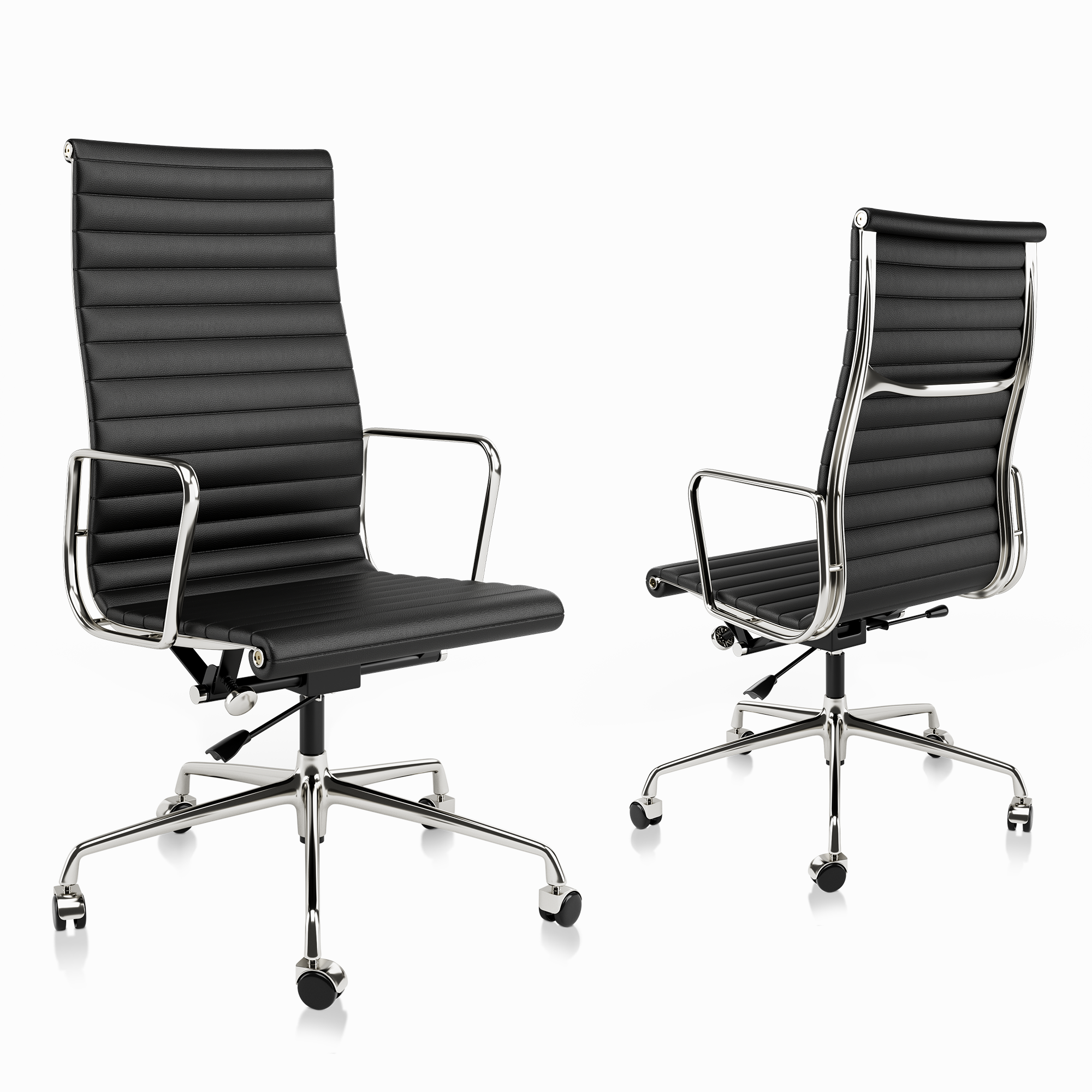 Ribbed Office Chair - Furnzo