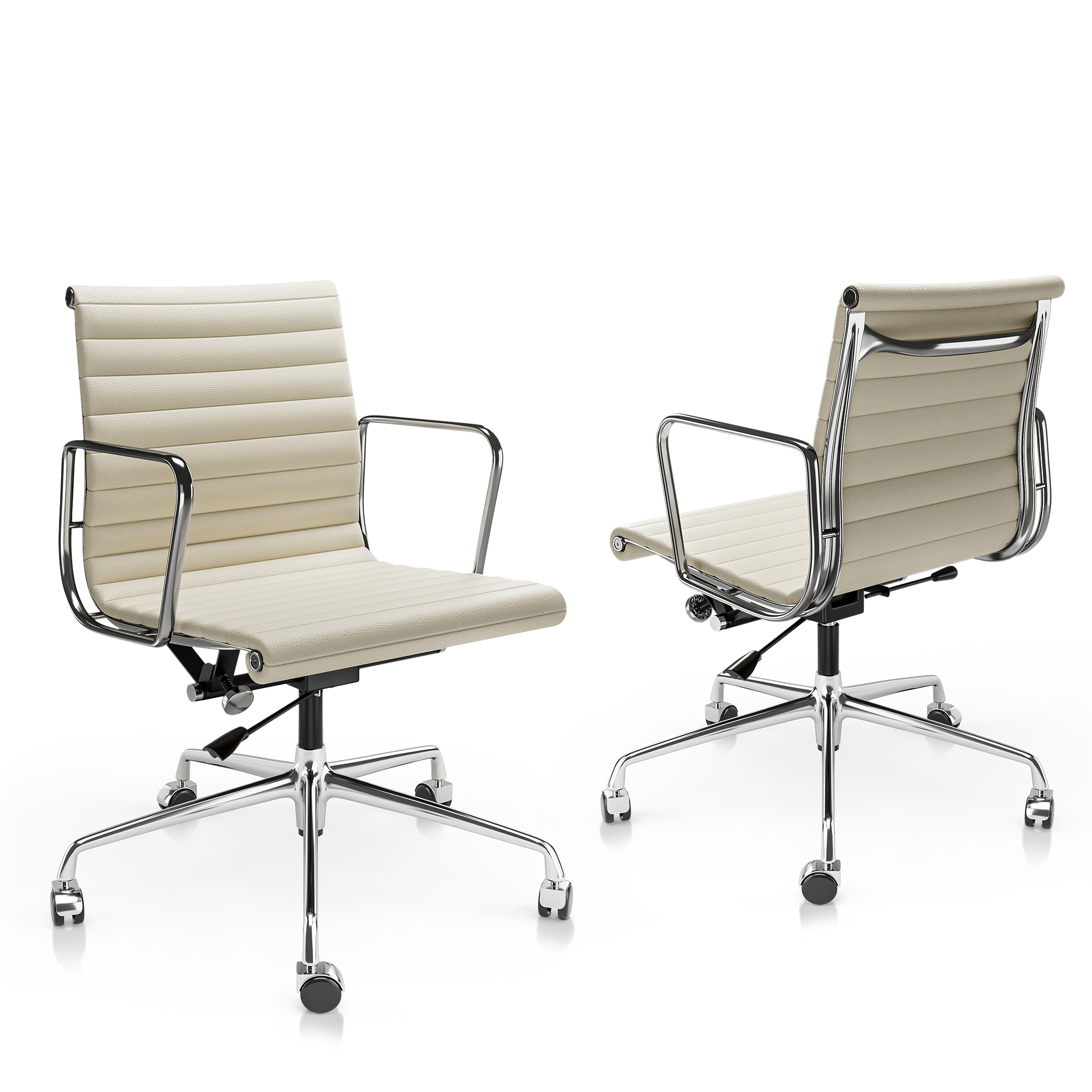 Ribbed Office Chair - Furnzo