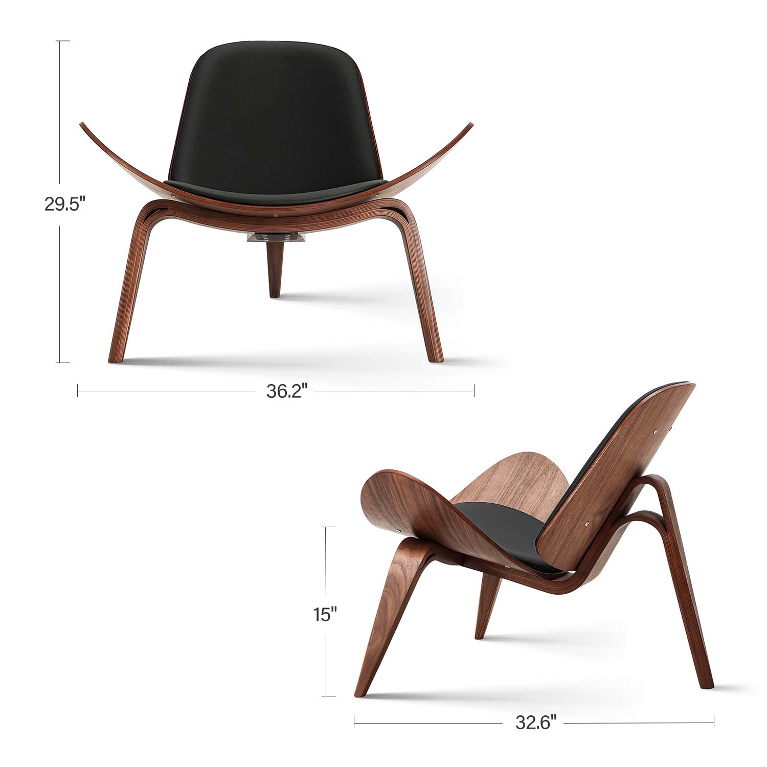 CH07 Shell Chair - Furnzo