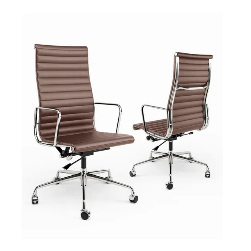 Ribbed Office Chair - Furnzo