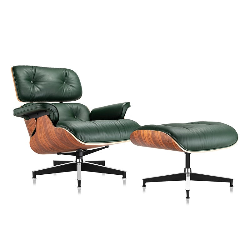 Eames Lounge Chair (Premier Tall Version) - Orange Frame - Furnzo