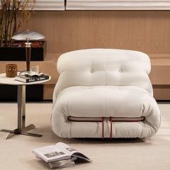 Teddy Fabric Down Filling Bean Bag Chair Sofa - Furnzo