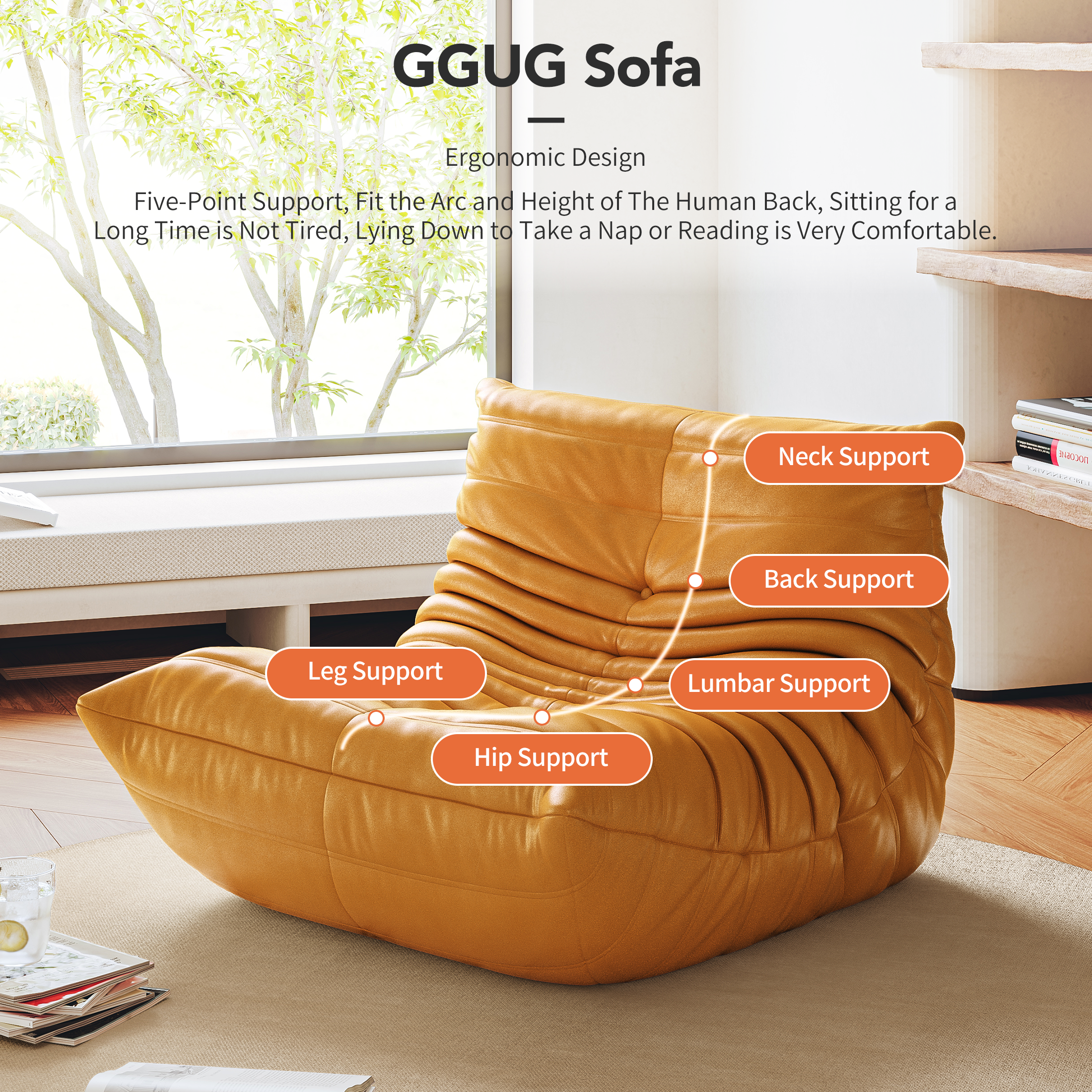 Togo Sofa Microfiber Leather - Furnzo