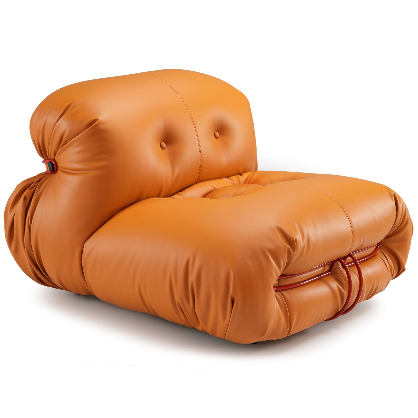 Microfiber Leather Down Filling Bean Bag Chair Sofa - Furnzo