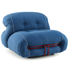 Denim Down Filling Bean Bag Chair Sofa - Furnzo